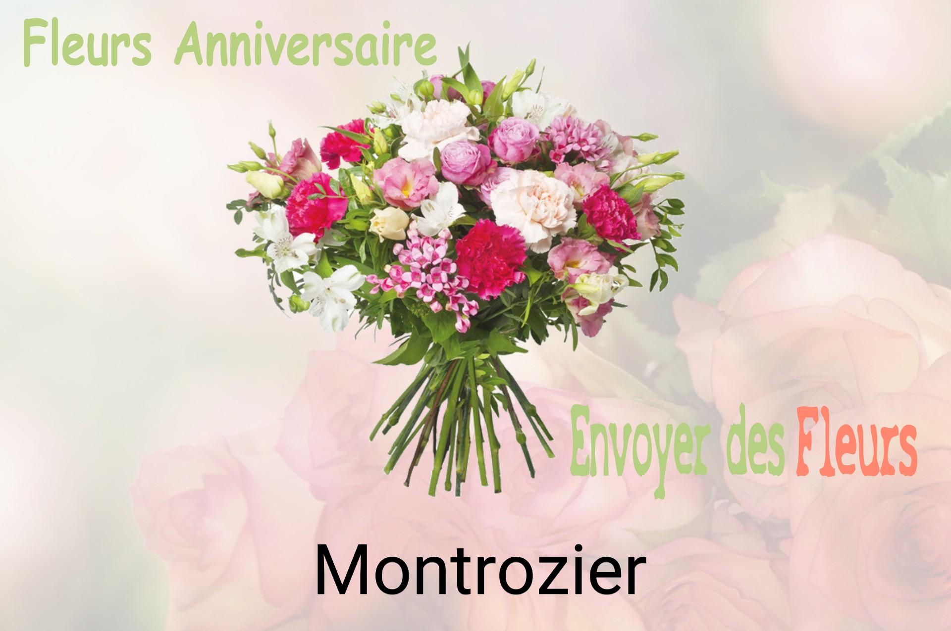 Bouquet de fleurs d’anniversaire livré à Montrozier