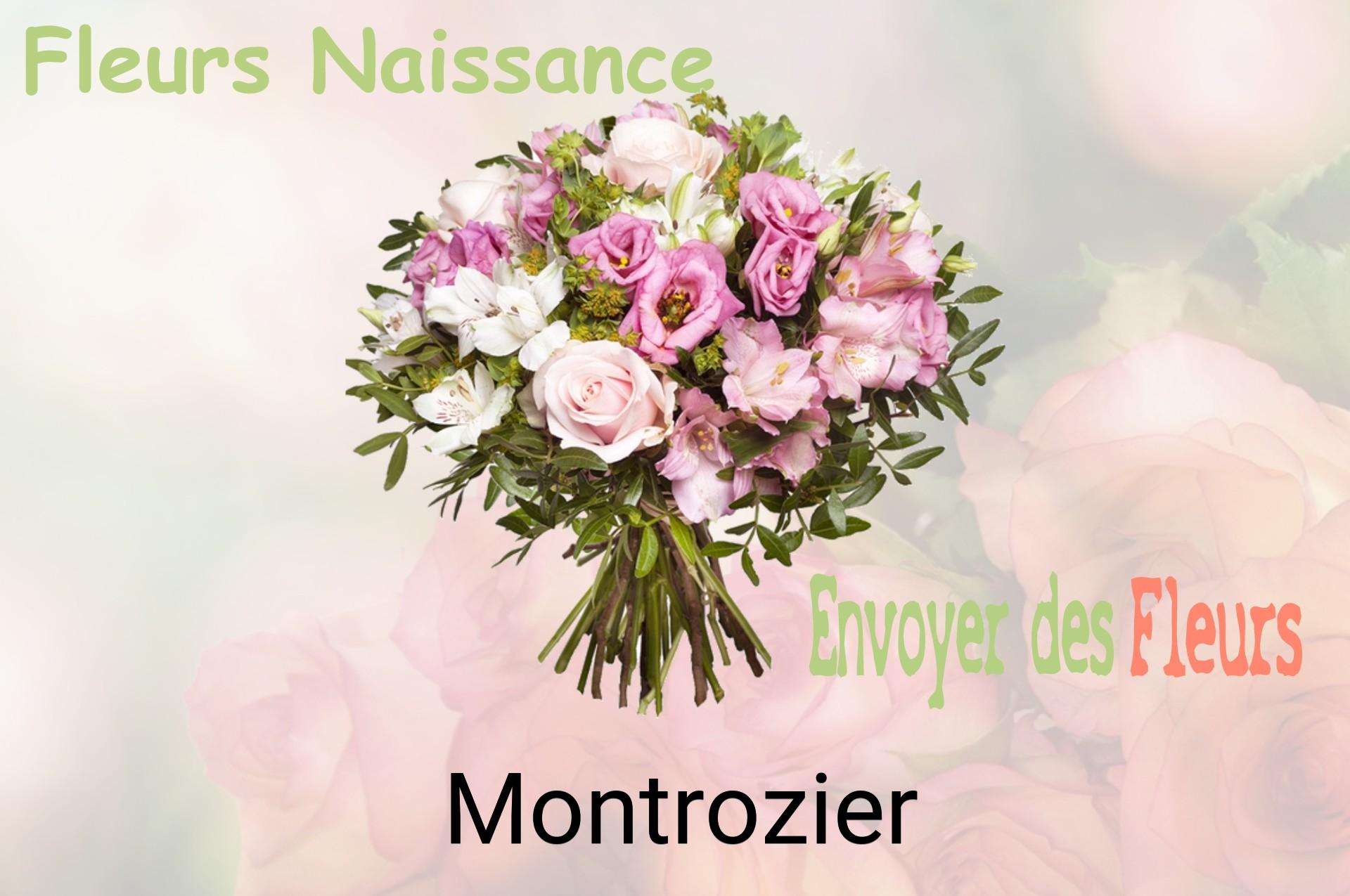 Bouquet de fleurs de naissance livré à Montrozier